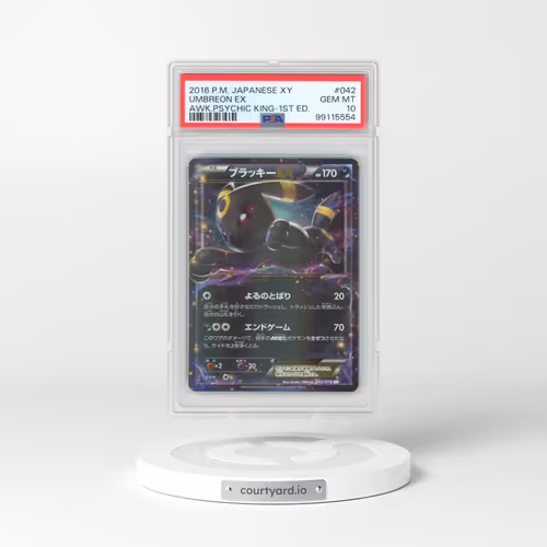 2016 Pokémon XY Awakening Psychic King #042 Umbreon EX - 1st Edition Holo (PSA 10 GEM MINT)