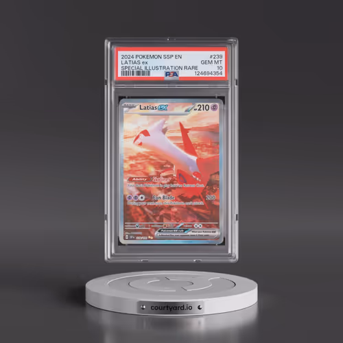 2024 Pokémon Ssp EN-Surging Sparks #239 Latias EX - Holo Special Illustration Rare (PSA 10 GEM MINT)