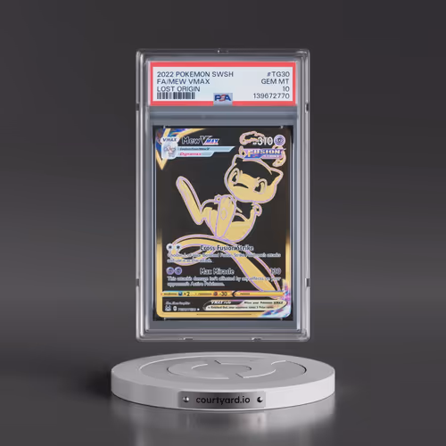 2022 Pokémon Sword & Shield Lost Origin #TG30 Mew Vmax - Full Art (PSA 10 GEM MINT)