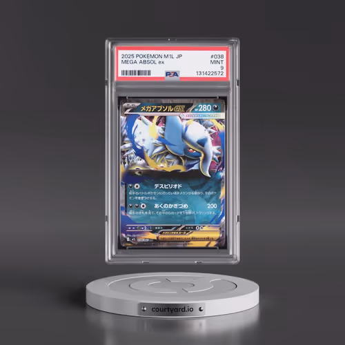 2025 Pokémon M1l-Mega Brave #038 Mega Absol EX - Holo (PSA 9 MINT)