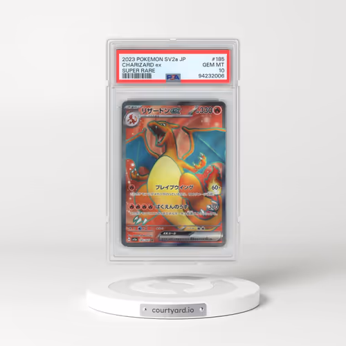 2023 Pokémon Sv2a-Pokemon 151 #185 Charizard EX - Holo Super Rare (PSA 10 GEM MINT)