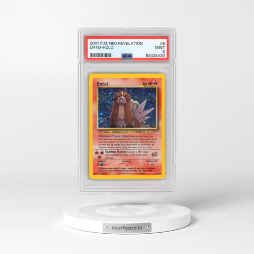2001 Pokémon Neo Revelation #6 Entei - Holo (PSA 9 MINT)