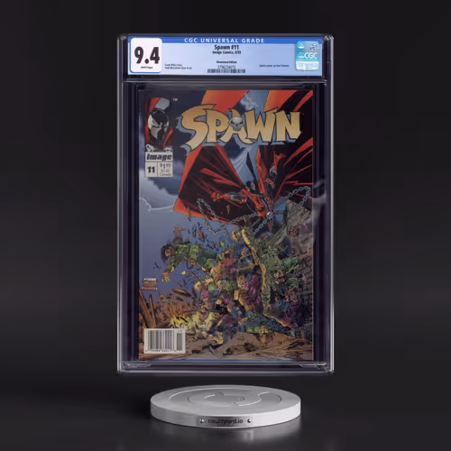 Spawn #11 CGC 9.4 White Pages (Image Comics, 6/93) - Universal Newsstand Edition