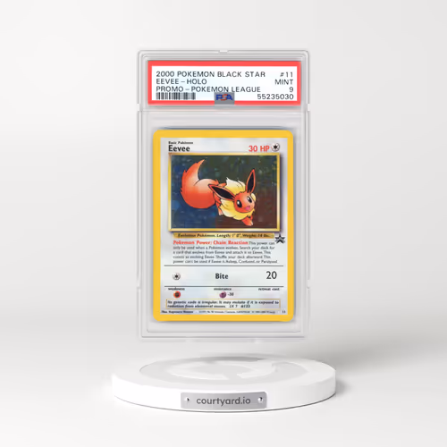 1999 Black Star Promos #11 Eevee - Holo Pokémon League (PSA 9 MINT)