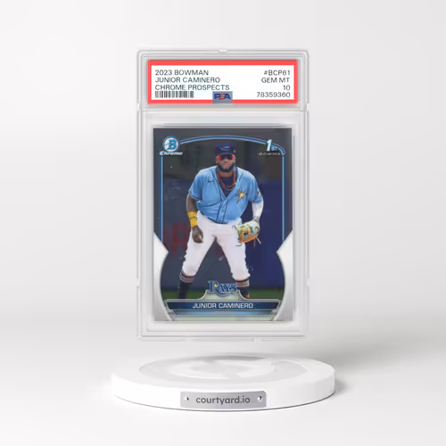 2023 Bowman Chrome Prospects #BCP61 Junior Caminero (PSA 10 GEM MINT)