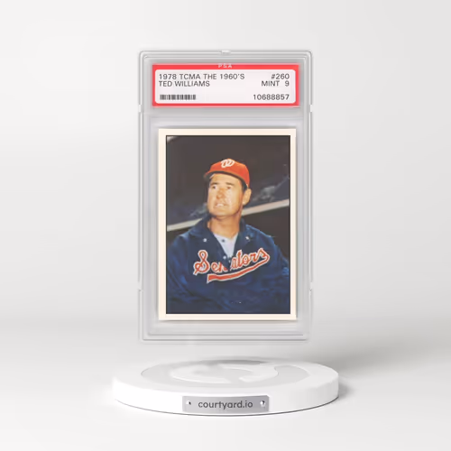 1978 TCMA the 1960's #260 Ted Williams (PSA 9 MINT)