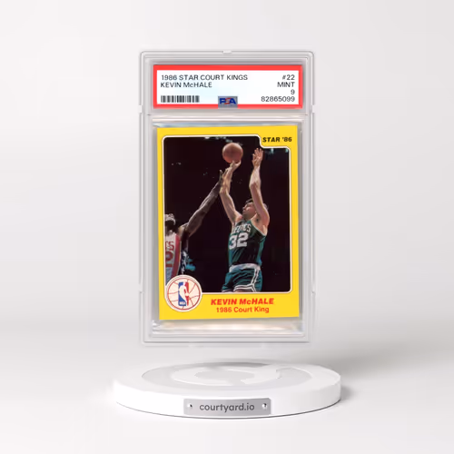 1986 Star Court Kings #22 Kevin McHale (PSA 9 MINT)