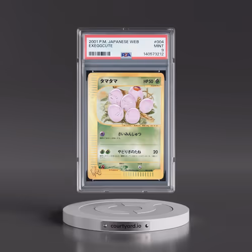 2001 Pokémon Web #004 Exeggcute (PSA 9 MINT)