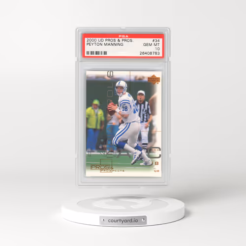 2000 Upper Deck Pros & Prospects #34 Peyton Manning (PSA 10 GEM MINT)