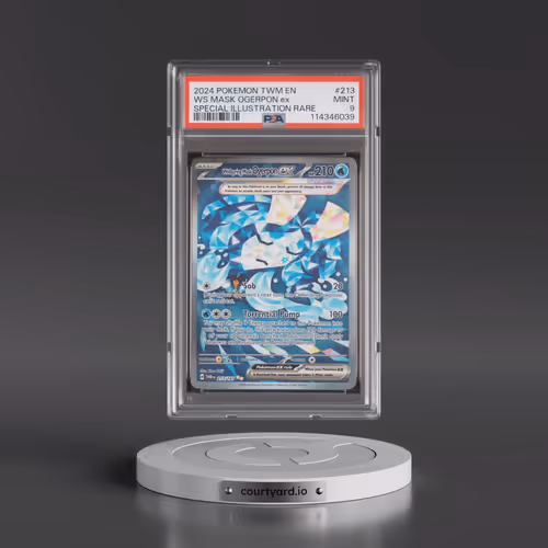 2024 Pokémon Twm EN-Twilight Masquerade #213 Wellspring Mask Ogerpon EX - Holo Special Illustration