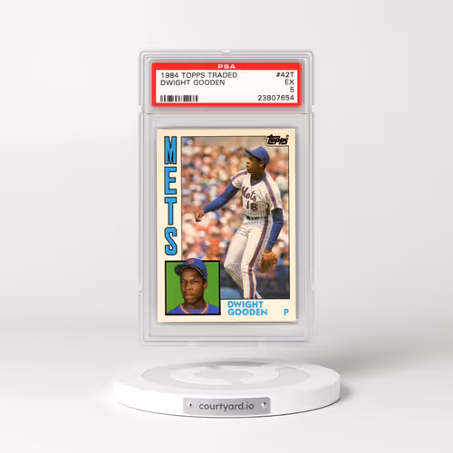 1984 Topps Traded #42T Dwight Gooden (PSA 5 EX)