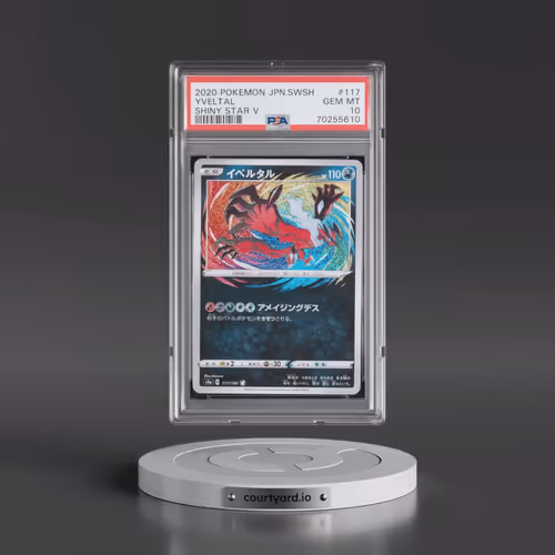 2020 Pokémon Sword & Shield Shiny Star V #117 Yveltal (PSA 10 GEM MINT)