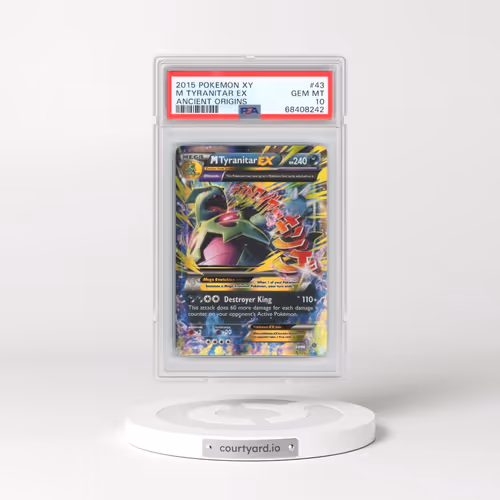 2015 Pokémon XY Ancient Origins #43 M Tyranitar EX - Holo (PSA 10 GEM MINT)