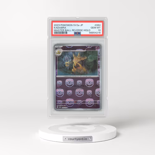 2023 Pokémon Sv2a-Pokemon 151 #064 Kadabra - Reverse Holo Master Ball (PSA 10 GEM MINT)