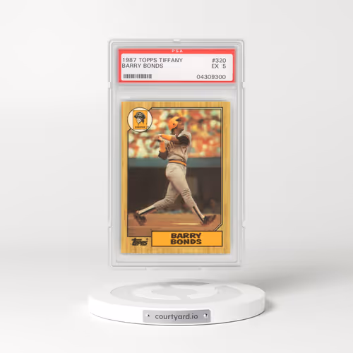 1987 Topps Tiffany #320 Barry Bonds (PSA 5 EX)