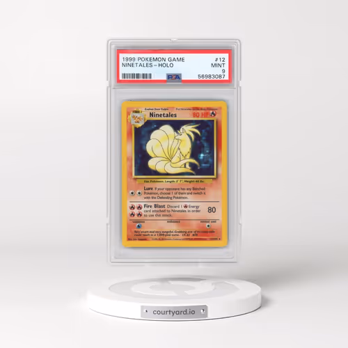 1999 Pokémon Game #12 Ninetales - Holo (PSA 9 MINT)