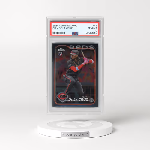 2024 Topps Chrome #44 Elly de La Cruz (PSA 10 GEM MINT)