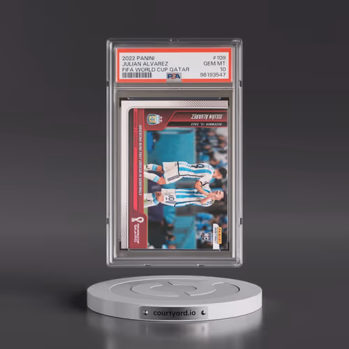 2022 Panini Instant FIFA World Cup Qatar #109 Julian Alvarez (PSA 10 GEM MINT)