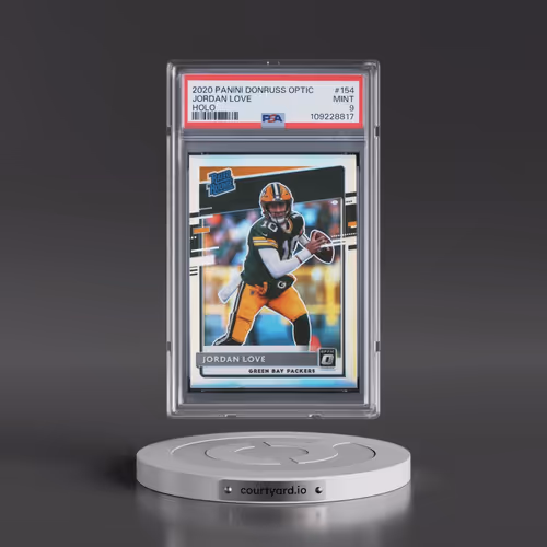 2020 Panini Donruss Optic #154 Jordan Love - Holo (PSA 9 MINT)