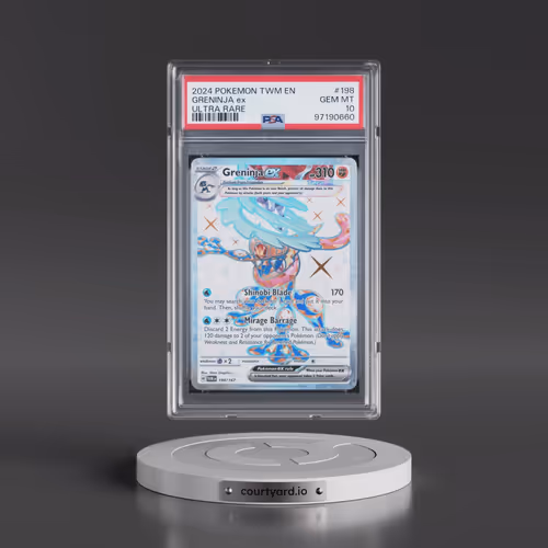 2024 Pokémon Twm EN-Twilight Masquerade #198 Greninja EX - Holo Ultra Rare (PSA 10 GEM MINT)