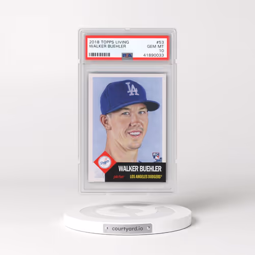 2018 Topps Living #53 Walker Buehler (PSA 10 GEM MINT)