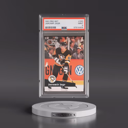 1991 Pro Set #183 Jaromir Jagr (PSA 9 MINT)