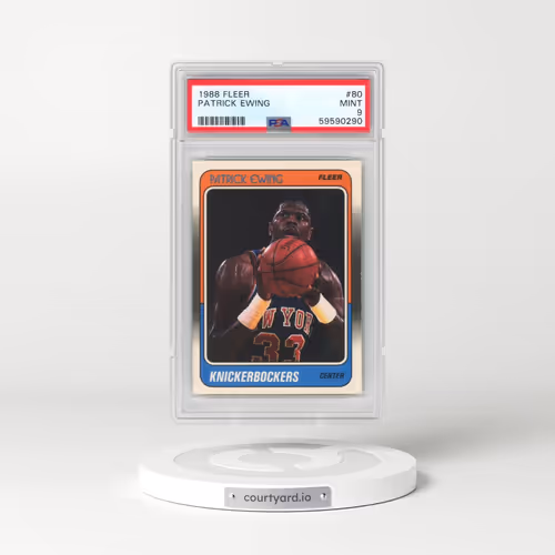 1988 Fleer #80 Patrick Ewing (PSA 9 MINT)