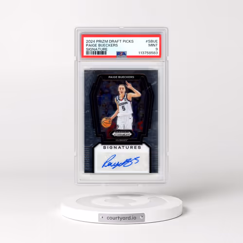 2024 Panini Prizm Draft Picks Signatures #SBUE Paige Bueckers (PSA 9 MINT)