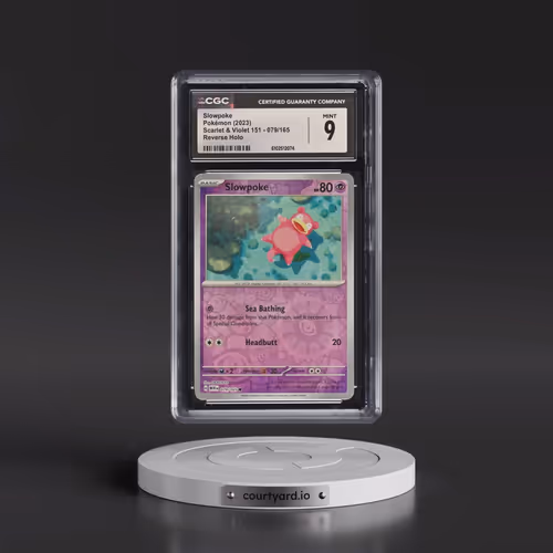 2023 Scarlet & Violet 151 - MEW EN #079/165 Slowpoke - Reverse Holo (CGC 9 MINT)