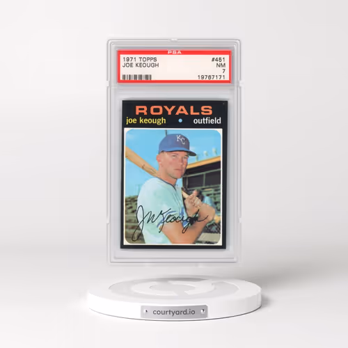 1971 Topps #451 Joe Keough (PSA 7 NM)