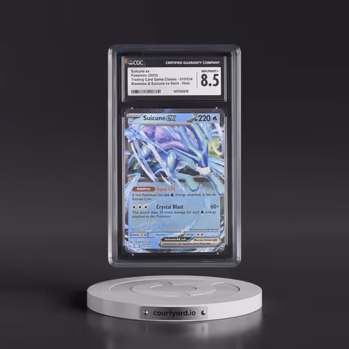 2023 Pokémon Clb-Trading Card Game Classic Blastoise & Suicune EX Deck #010 Suicune EX - Holo (CGC 8