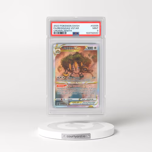 2023 Pokémon Sword and Shield Crown Zenith #GG55 Regigigas Vstar - Full Art (PSA 9 MINT)