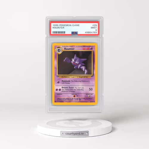 1999 Pokémon Game #29 Haunter (PSA 9 MINT)