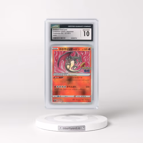 2022 Pokémon GO #011/071 Radiant Charizard - Holo (CGC 10 GEM MINT)