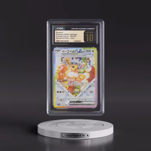 2024 High Class Pack: Terastal Fest ex - sv8a #224/187 Eevee ex - Special Art Rare Holo (CGC 10 PRIS
