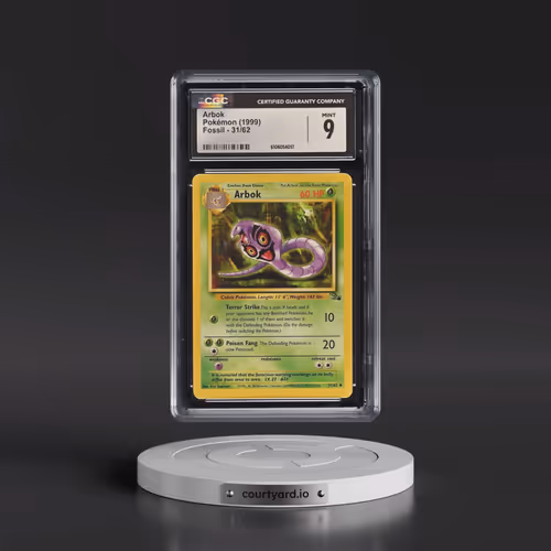 1999 Fossil #31/62 Arbok (CGC 9 MINT)