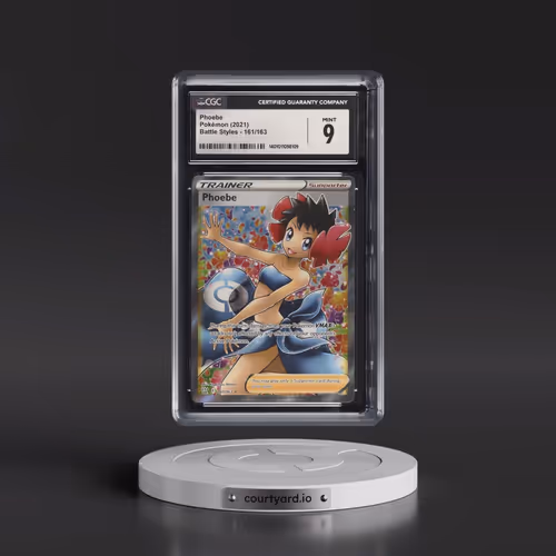2021 Battle Styles #161/163 Phoebe - Ultra Rare Holo (CGC 9 MINT)