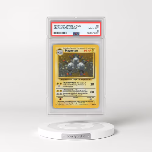 1999 Pokémon Game #9 Magneton - Holo (PSA 8 NM-MT)