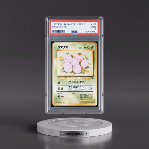 1997 Pokémon Jungle #102 Exeggcute (PSA 9 MINT)