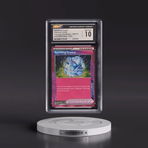 2025 Prismatic Evolutions - PRE EN #129/131 Sparkling Crystal - ACE SPEC Rare Holo (CGC 10 GEM MINT)