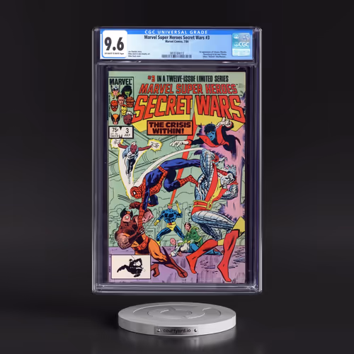 Marvel Super Heroes Secret Wars #3 CGC 9.6 Off-white to White Pages (Marvel Comics, 7/84) - Universa