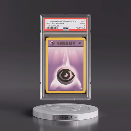 2000 Pokémon Neo Genesis #110 Psychic Energy - 1st Edition (PSA 9 MINT)