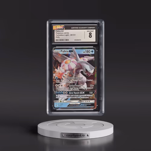 2018 Pokémon Sun & Moon Forbidden Light #20 Palkia GX - Holo (CGC 8 NM-MT)