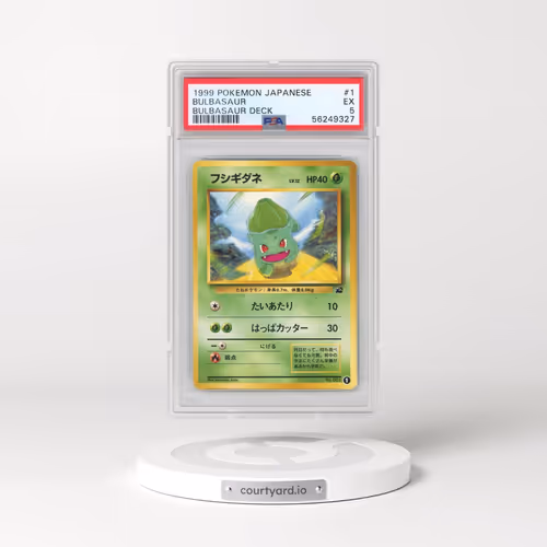 1999 Pokémon Bulbasaur Deck #1 Bulbasaur (PSA 5 EX)