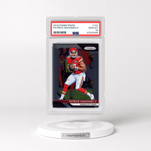 2018 Panini Prizm #102 Patrick Mahomes II (PSA 10 GEM MINT)