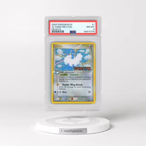 2005 Pokémon EX Deoxys #1 Altaria - Reverse Foil (PSA 8 NM-MT)