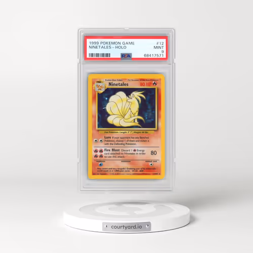 1999 Pokémon Game #12 Ninetales - Holo (PSA 9 MINT)