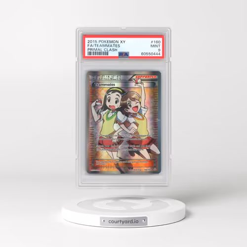 2015 Pokémon XY Primal Clash #160 Teammates - Full Art (PSA 9 MINT)