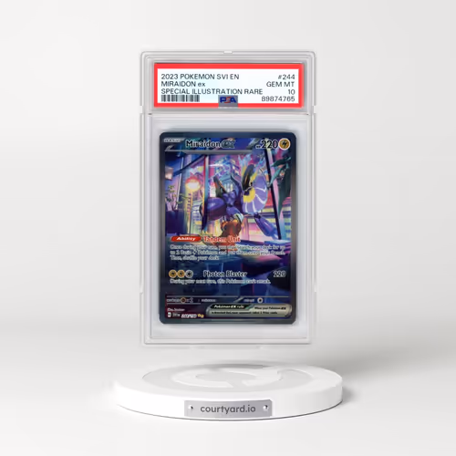 2023 Pokémon Svi EN-Scarlet & Violet #244 Miraidon EX - Holo Special Illustration Rare (PSA 10 GEM MINT)