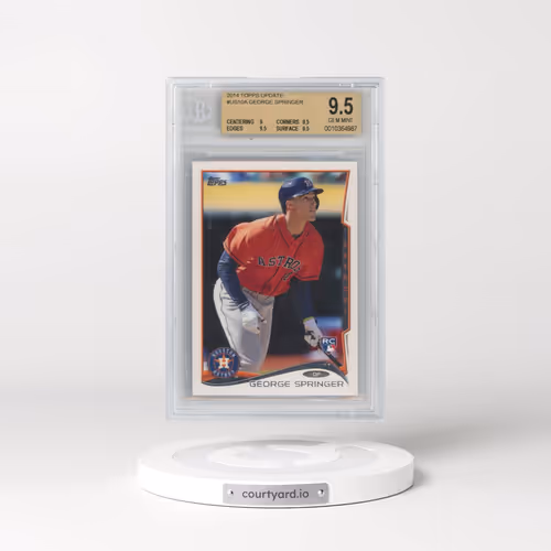 2014 Topps Update #US10 George Springer - Orange Jersey (BGS 9.5 GEM MINT)